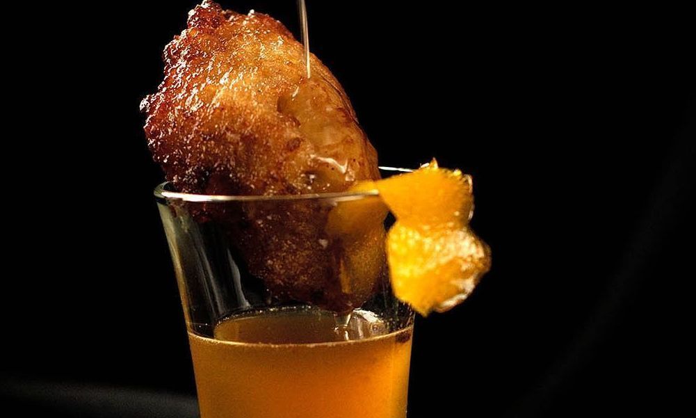 Buñuelos al agua miel