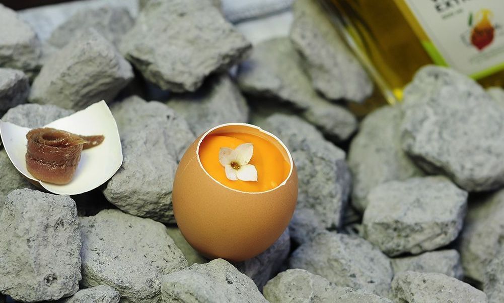 Salmorejo evolutivo con aove