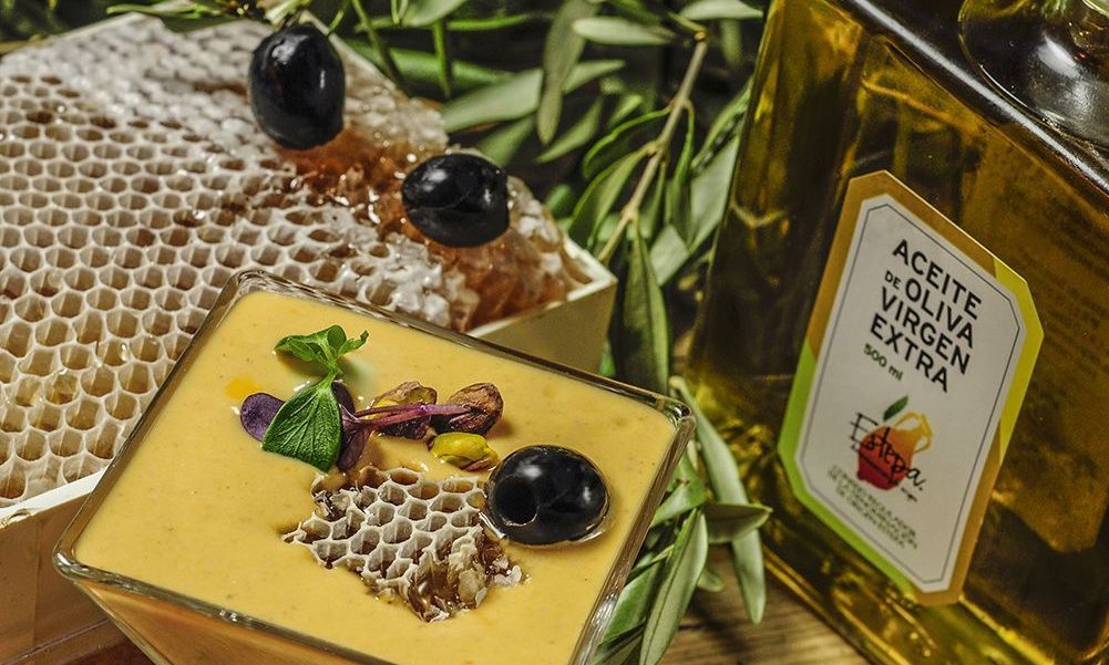 Salmorejo de Miel y Mostaza con Aceite de Oliva Virgen Extra Selección