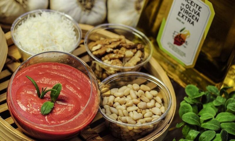 Salmorejo de Remolacha y aove