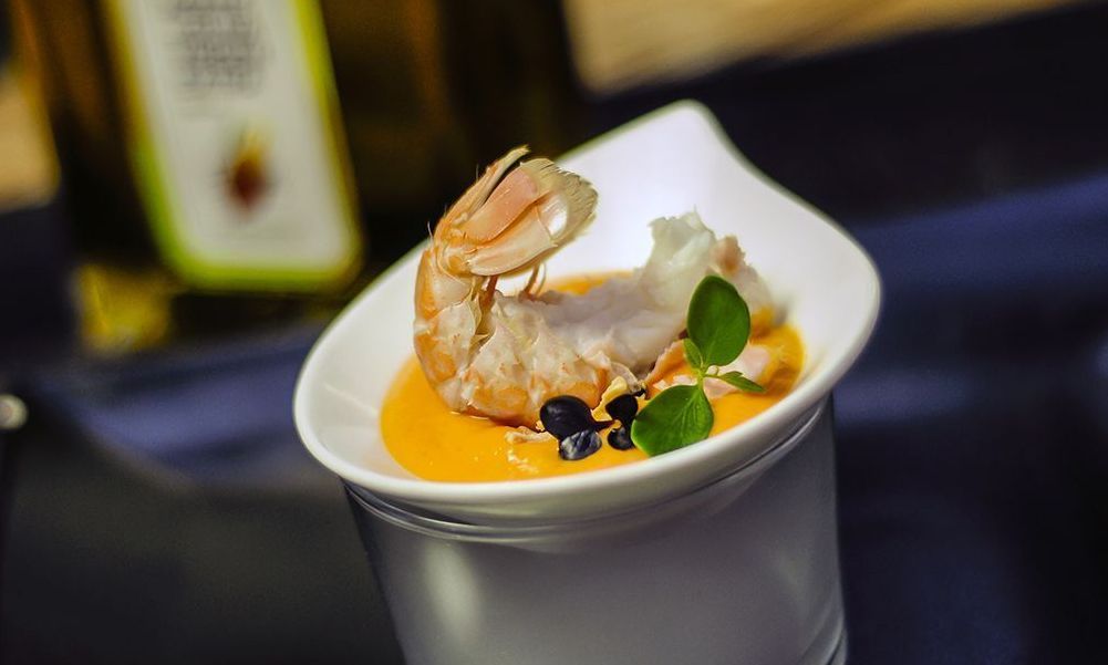 Salmorejo de Zanahoria y Comino con Aceite de Oliva Virgen Extra