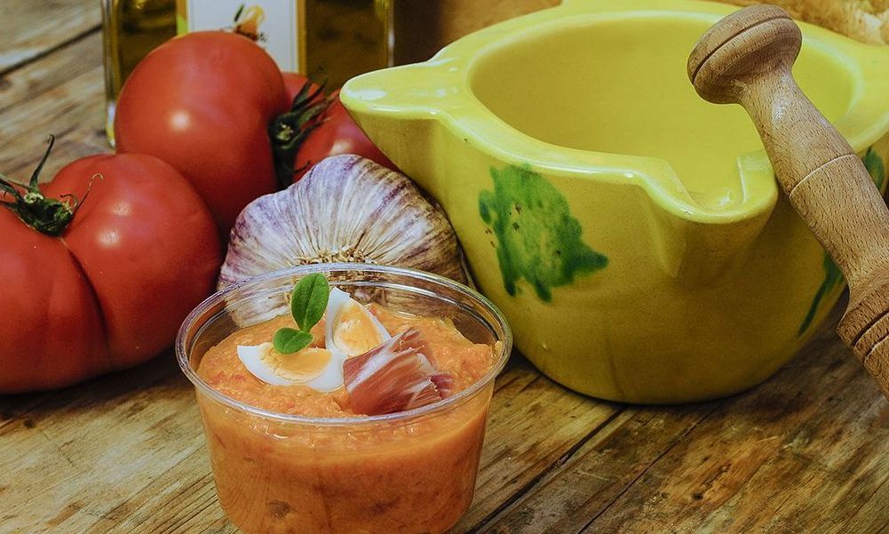 salmorejo tradicional con aove