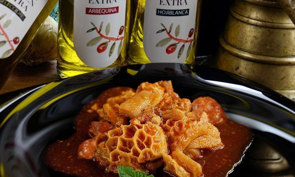 Callos elaborados con el mejor virgen extra