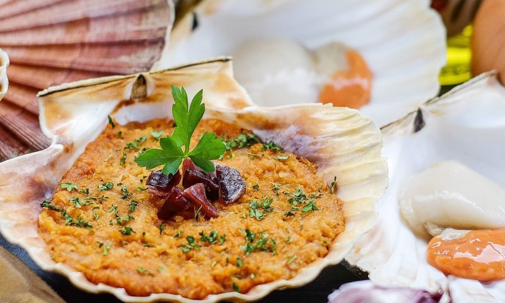 Vieiras elaboradas con el mejor virgen extra