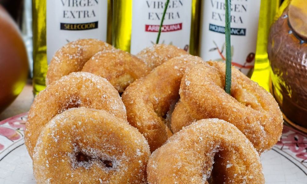 Rosquillas de carnaval hechas con el mejor virgen extra