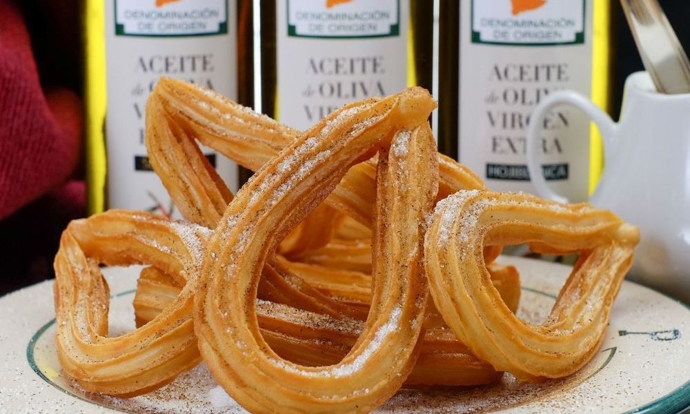 Churros madrileños elaborados con el mejor virgen extra