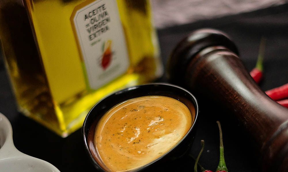 Salsa Mojo Picón (Rojo) elaborada con el mejor virgen extra