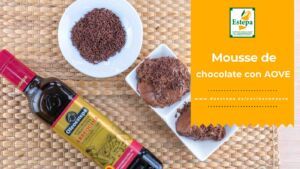 Mousse de chocolate con aceite de oliva virgen extra