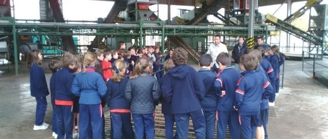 Visita de los alumnos del colegio "Esclavas del Sagrado Corazón" de Córdoba