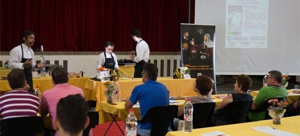 José Carlos García, Chef Estrella Michelín, durante el show-cooking