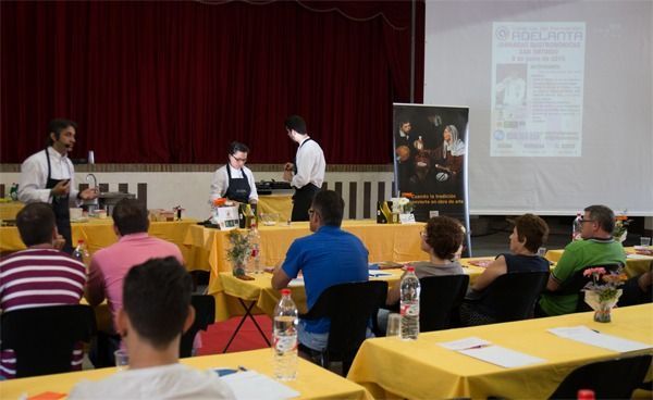 José Carlos García, Chef Estrella Michelín, durante el show-cooking