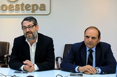 Segundo Benitez (Delegado Sevilla de la Consejería de Agricultura) y Alfredo García (Presidente de Oleoestepa)