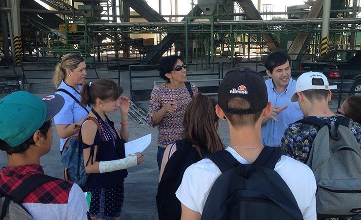 Visita de alumnos franceses