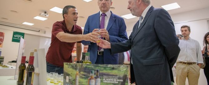 Cata a ciegas protagonizada por la DO Estepa en colaboración con la ONCE y Prodetur