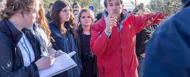 visita a olivar de future farmers of america