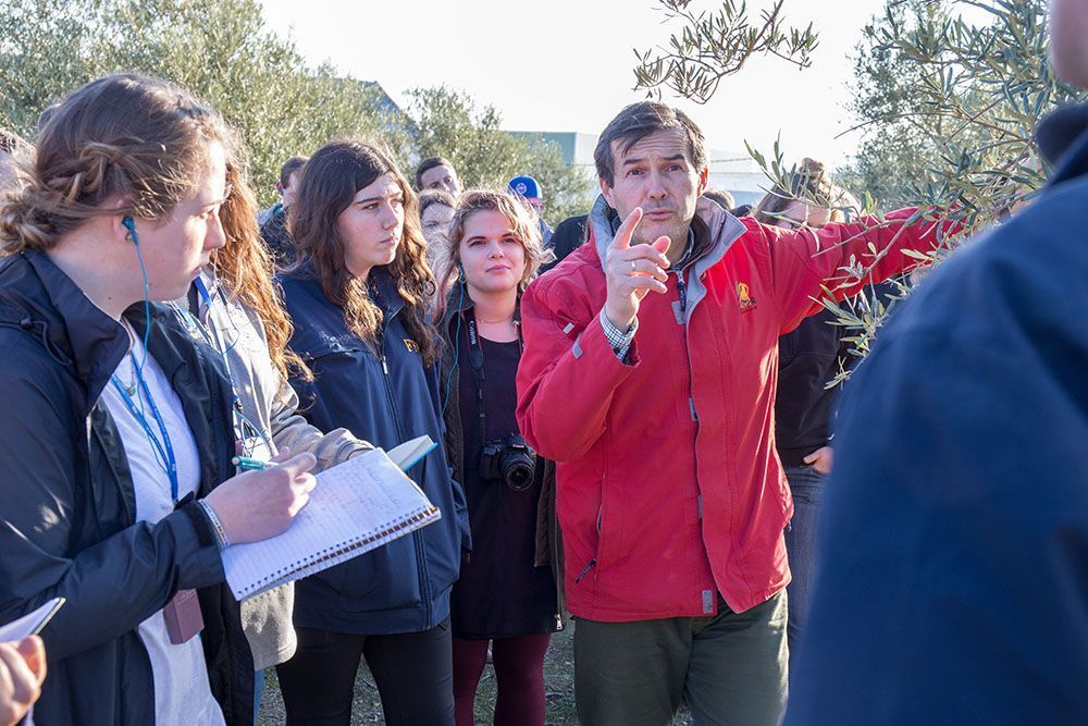 visita a olivar de future farmers of america