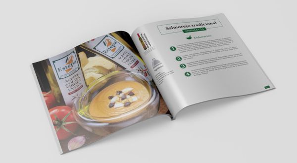 Salmorejo del libro Cocina con AOVE